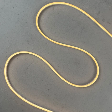 Односторонний Гибкий Неон 8х16мм Тепло-Белый 12В, IP65 Laitcom FR-23511