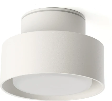 Светильник потолочный Feron HL367 Barrel AURA 48407 12W, GX53, белый IP44 (220V, круглые)