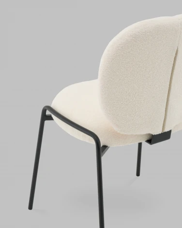 Стул Моллек букле молочный Stool Group арт.УТ000041520