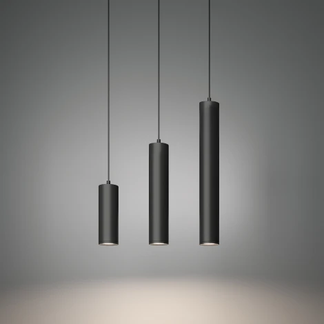 Подвесной светильник Elektrostandard Base 50246 LED 7W 4000K чёрный (220V, на проводе, круглые)