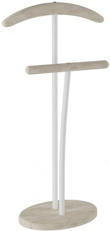 Вешалка Калифорния Напольная Дуб беленый/Белый от фабрики Калифорния