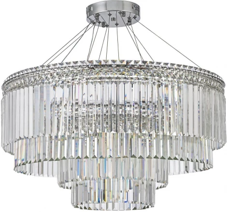 Подвесная люстра Arti Lampadari Ovindoli Ovindoli L 1.5.80+40.101 N (LED, 220V, на тросе, круглые)