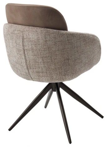 Стул ГРЕЙС (GRACE) 360 град, цвет КАПУЧИНО PENA-172 / G1229-7, ткань / ШОКОЛАДНОЕ ЗОЛОТО, ®DISAUR M-City 64845