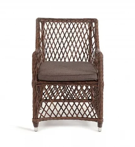 Плетеное кресло из искусственного ротанга, цвет коричневый 4SIS Латте YH-C1619W-2 brown