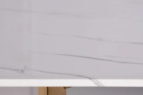 Стол обеденный белый/золото 160*90*75см Garda Decor арт.47ED-20501