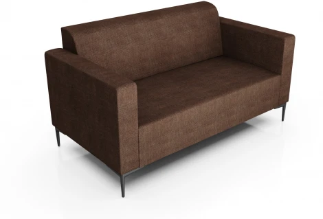 Диван Arsko Ник темно-коричневая рогожка