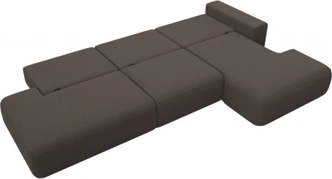 Диван угловой Лига-036 НПБ Модерн Лонг правый угол Лига Диванов (Рогожка) арт.124694