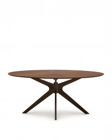 Стол Naanim из орехового шпона 180 x 110 см La Forma (ex Julia Grup) 252481