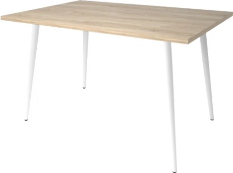 Стол Дебют Браун, Белый/Дуб мадуро
