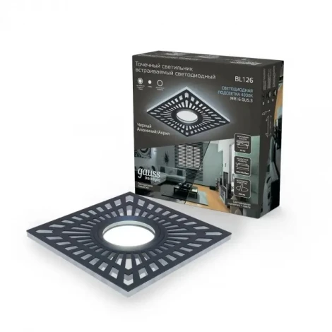 Встраиваемый точечный светильник Gauss Backlight BL126 (220V)
