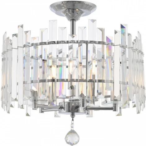 Подвесная люстра хрустальная на штанге Arte Milano Sorrento-2409 372409/5/100/400 CR (220V)