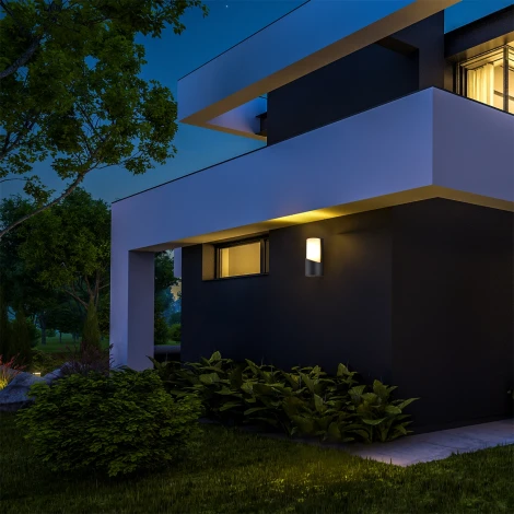 Уличный настенный светильник Escada 30004 30004W/01 E27*40W IP44 Dark grey (220V)