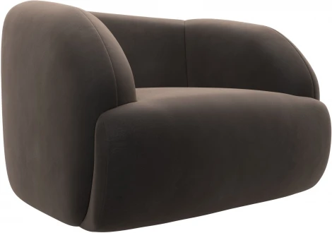 Кресло Лига-041 (Коричневый/Велюр) Лига Диванов арт.121942