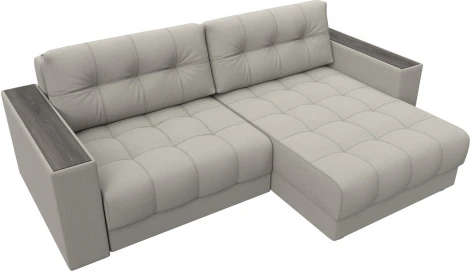 Диван угловой с декором Лига-049 НПБ Лига Диванов (Рогожка) арт.128450