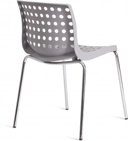 Обеденный стул Tetchair SKALBERG (Металл,Пластик/Cерый) 19259