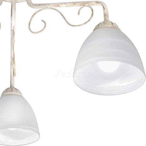 Люстра потолочная Day&Night, 3 плафона, белый с золотом