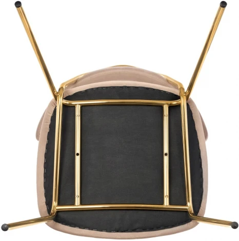 Стул Elle латте с золотыми ножками RF 0780 Bradex Home (арт.RF 0780)
