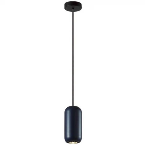 Подвесной светильник Odeon Light Cocoon 5060/1C PENDANT темн.синий/черный/металл GU10 LED 4W (220V, на проводе)