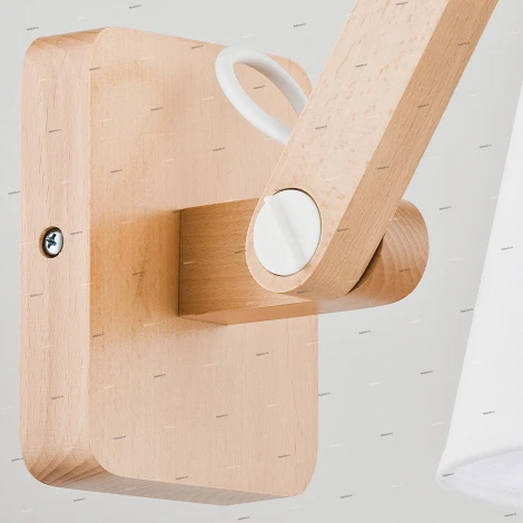 Бра на гибкой ножке Alfa Joga White R 23970 (220V)