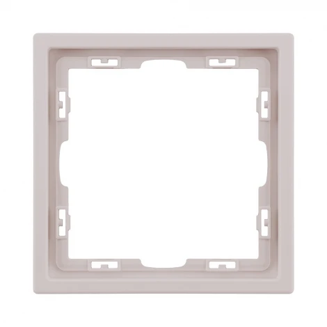 Рамка 1-постовая кашемир матовый Kollinger Eclipse EC1CM