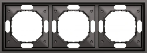 Рамка 3-я, матовый титан Donel S08 DS21345