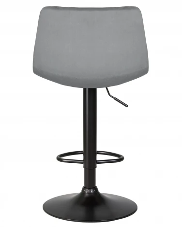 Набор 2 шт стул барный DOBRIN TAILOR BLACK (серый велюр (MJ9-75))