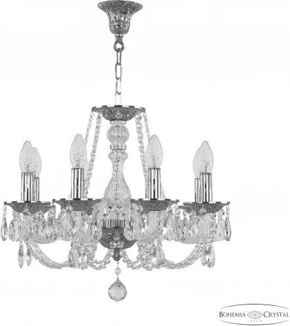 Подвесная люстра Bohemia 1601 1601/8/165 Ni