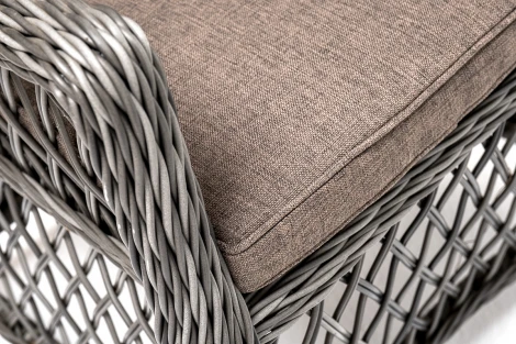 Обеденная группа плетеная, цвет графит 4SIS Эспрессо-80 L ECL2T1-3-SET graphite