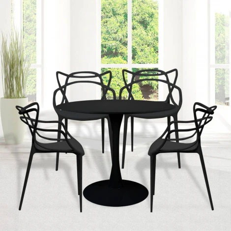 Стол Tulip диам.100см, черный Bradex Home арт.FR 0993