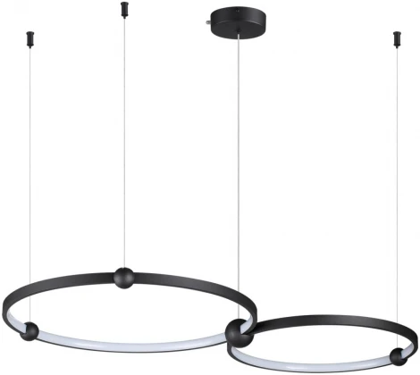 Подвесной светильник Lumion Diego 6533/80L черный LED 80W 3000-6000K 3182Лм 220V (на тросе)