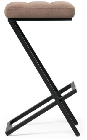 Полубарный стул Woodville Амаури катания корица / черный матовый 507431