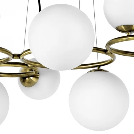 Подвесная люстра Lightstar Globo 815091 (220V, на тросе, шарики, молекулы)