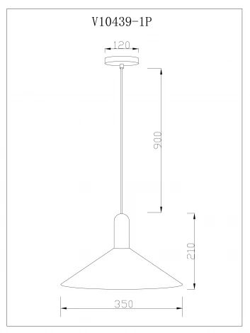 Подвесной светильник Moderli Forli V11550-1P (220V, на проводе, круглые)