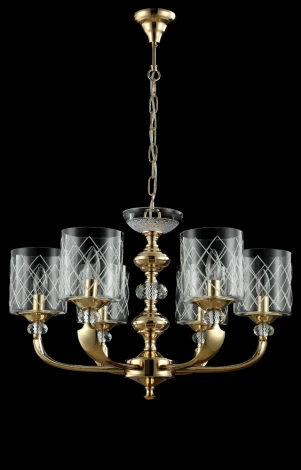 Подвесная люстра Crystal Lux Gracia SP6 GOLD