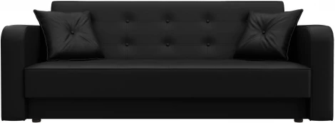 Диван-книжка Тур (Черный/Экокожа) Лига Диванов арт.121789