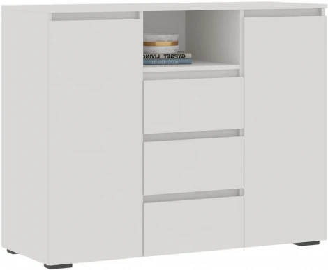 Комод Woodville Элла КМ 01 белый / белый арт.547968