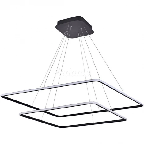 Люстра подвесная светодиодная Donolux, 2 плафона, 105W, черный с белым