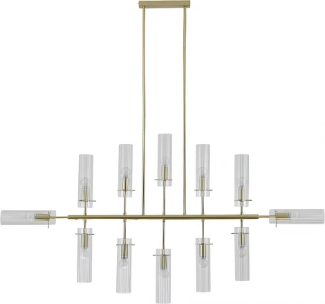 Потолочная люстра на штанге (11053/12R Gold) Indigo Saetta V000565 (220V)