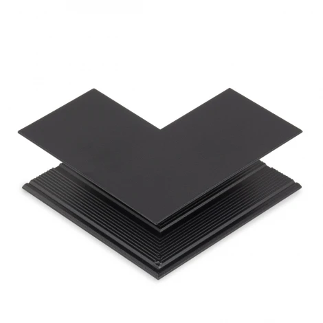 Угловой соединитель внешний для накладного шинопровода черный AM Group AM545 BK SMART