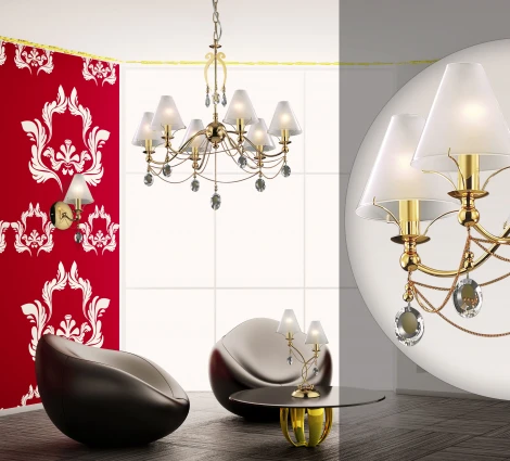 Интерьерная настольная лампа Odeon Light Lino 2121/2T