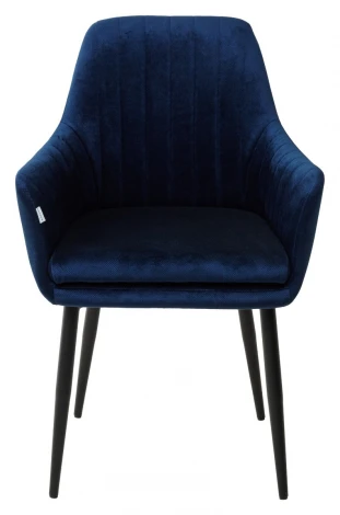 Стул Роден Blitz 20 Синий, велюр/ черный каркас