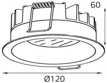 Точечный светильник встраиваемый Italline IT06 IT06-6012 white 4000K (LED, 220V, круглые)