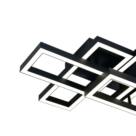 Потолочная люстра светодиодная с пультом и ночным режимом Escada Scheme ES0000024L 100006/A/4C LED*65W Black