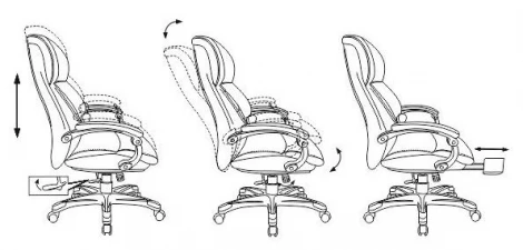 Кресло руководителя Бюрократ _Miro черный рец.кожа/кожзам крестовина пластик подст.для ног пластик серебро