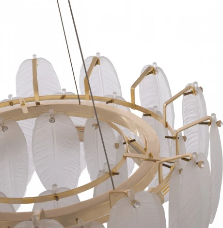 Подвесная люстра Arte Milano AM-4653 4653.D450.H240.E14.5 G (220V, на тросе, перо)