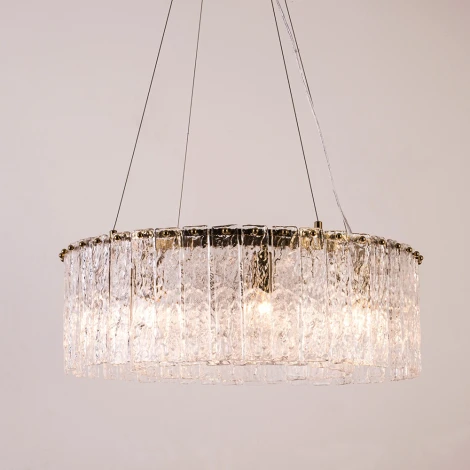 Подвесная люстра Divinare Felis 6005/17 SP-8 (220V, на тросе, круглые)