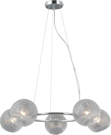 Подвесная люстра ILLUMICO IL0728-5PSQ-24 CR ARIES (220V, на тросе)