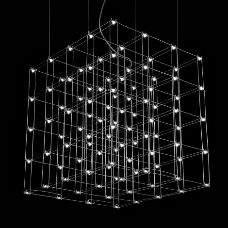 Подвесная люстра Quasar Cosmos Square LED pendant light ImperiumLoft 40,244 (252288-22)