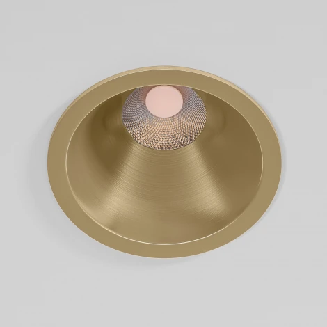 Встраиваемый светильник светодиодный Elektrostandard Forte 25071/LED 15W 4000K латунь