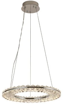 Подвесной светодиодный светильник Newport 8240 8241N/400 chrome (220V, на тросе, кольцо)